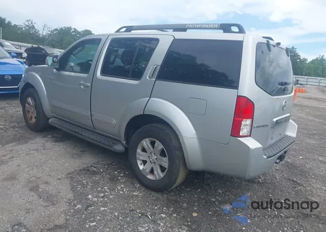 2007 Nissan Pathfinder Le из США, поврежденный, VIN 5N1AR18W47C640368